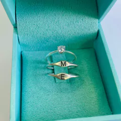 COMBO PAR DE ALIANÇAS WILL + ANEL SOLITARIO - comprar online