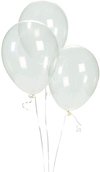 globos latex transparente x1