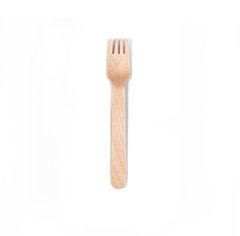 tenedor bambú x1
