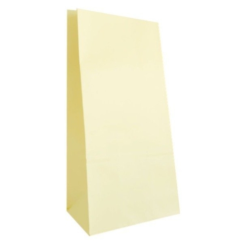 bolsa papel amarillo x10