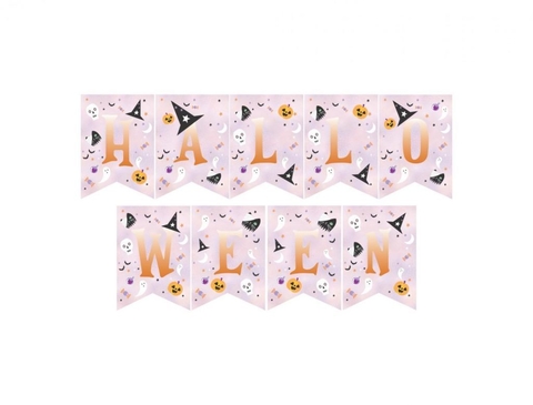 banderin blanco XL Halloween