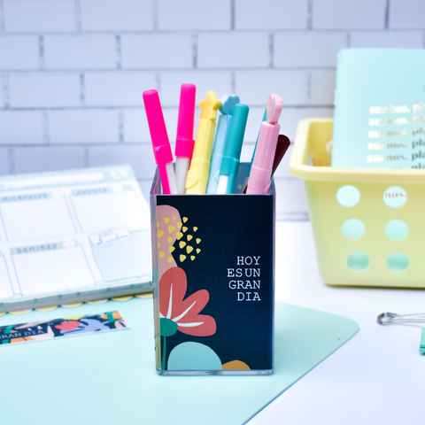 LAPICERO ACRILICO TROPICAL AZUL