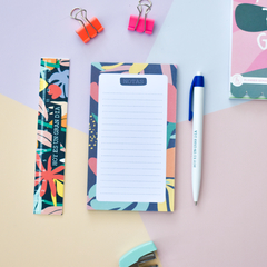 PACK ESCRITORIO TROPICAL AZUL