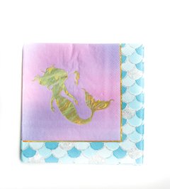 servilleta sirena iris x12