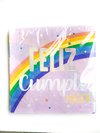 servilleta arco iris feliz cumple x20