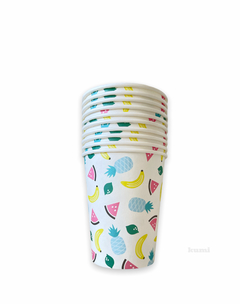vasos frutas x10