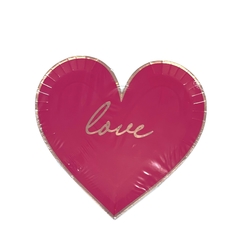 plato corazon love x8 - comprar online