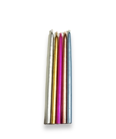 velas metalizadas chicas x1