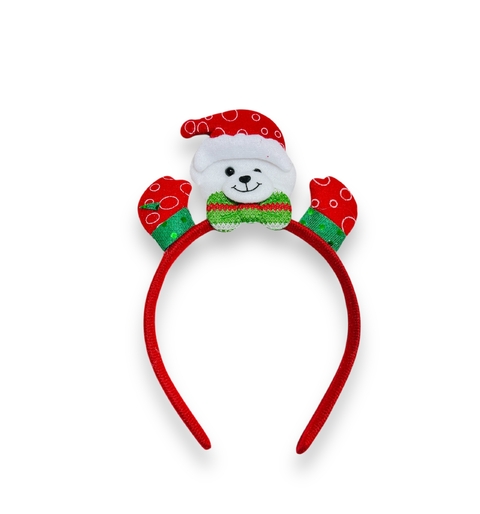 Vincha osito con moño x1