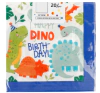 servilleta happy dino x20