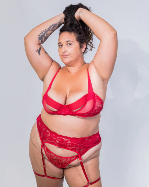 cinta-liga de renda cherry - comprar online