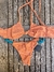 CALCINHA BICOLOR SALMAO COM AZUL - comprar online
