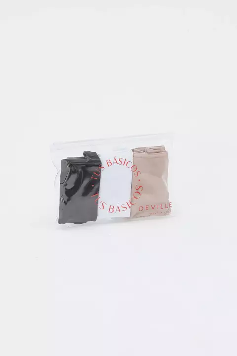 Art. 17310 PACK X COLA LESS MICROFIBRA DEVILLE - comprar online