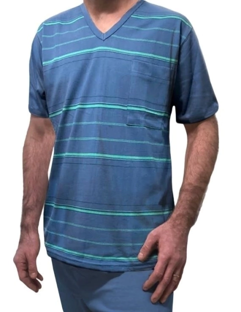 Art. 2110 PIJAMA RAYADO MANGA CORTA C/SHORT SILOR