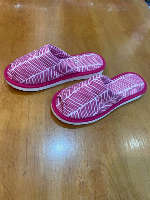 Pantufla abierta est. rayas zigzag | Nina