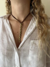 COLLAR TRENZA BRONCE - comprar online