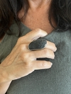 ANILLO ALPACA PIEDRA NEGRA II - comprar online