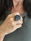 ANILLO ALPACA PIEDRA NEGRA - comprar online