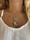 GARGANTILLAS DOBLE PIEDRA ALPACA - MDZ - comprar online