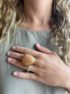 ANILLO PIEDRA BRONCE - MDZ