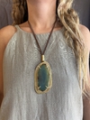 COLLAR MALAIKA BRONCE VERDE- MDZ