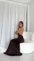 VESTIDO SIRENA MARRON - comprar online