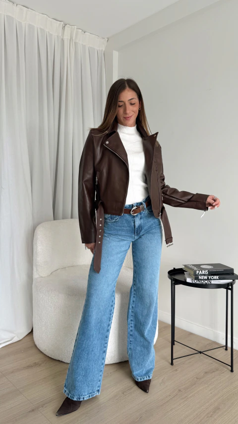 JEAN WIDE LEG GAIA AZUL