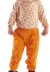 Conjunto Calça Infantil Bebê Laranja Kiki Xodó - comprar online