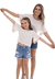 Blusa Manga Curta Mãe Off white Ok & Pakita - comprar online