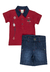 Conjunto Bebê Menino Polo Anjos Baby