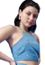 Top Jeans Margaridas Alças Infantil Dway - comprar online