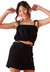 Conjunto Curto Viscose Preto Infantil Lilimoon - comprar online