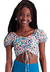 Cropped Estampado Colorido Infantil Vanilla Cream
