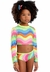 Conjunto Praia Cropped Infantil Banana Sungas