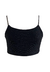 Top Cropped Manga Curta Preto Juvenil Bobby Lulu