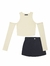 Conjunto Blusa Cropped em Ribana Glow e Saia D'way - comprar online