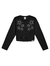 Blusa Menina Manga Longa Preto Abrange