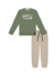 Conjunto Infantil Moletom Verde Abrange