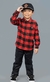 Conjunto de camisa em flanela xadrez Ok&Friends