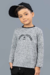 Blusão em moletinho botonê Preto Ok Friends