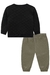 Conjunto de Blusão em Moletom Matelassê S/ Pelúcia e Calça Jogger em Sarja Johnny Fox - comprar online
