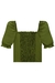 Blusa Infantil Manga Longa Bata Verde Vic&Vicky - comprar online