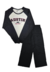 Conjunto Infantil Estampado Flare Preto Have Fun