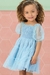 Vestido Festa Tule Azul Infantil Mon Sucré