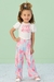 Conjunto Infantil Estampado Calça Manga Curta Mon Sucré