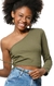 Blusa Cropped Cotton Amarração Verde Poah Noah