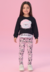 Conjunto Infantil Calça Preto Petit Cherie