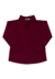 Camisa Infantil Social Botão Algodão Bordô Vigat