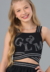 Top Cropped Juvenil Vanilla Cream