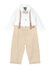 Conjunto body e calça sarja infantil menino Mundi